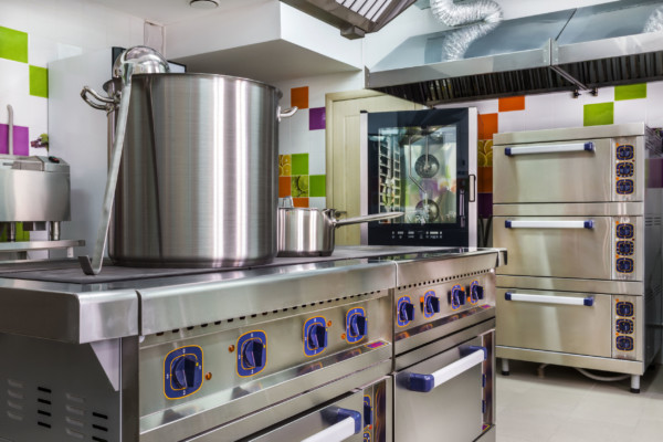 Kitchen interior in child care